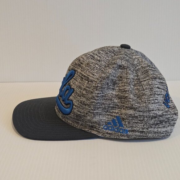Adidas UCLA Bruins Hat Adult Script Adjustable Snapback Gray Blue Flat Bill - Picture 4 of 12